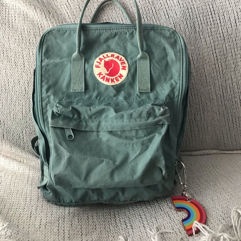 FJallRaven Teal Backpack (w/ free COACH keychain)